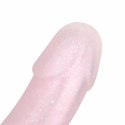 Mermaid Ombre Dildo Jelly 19 cm - kolorowa anatomiczna forma z brokatem