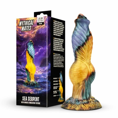 Mythical Mates Sea Serpent Dildo z przyssawką XL zielony