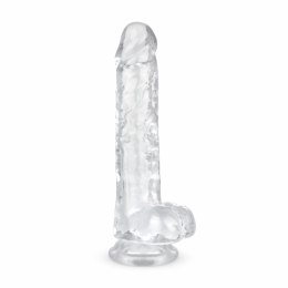 You2Toys Jelly Dildo Transparente 19 cm z realistyczną fakturą
