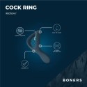 Boners pierścień erekcyjny silikonowy ze stymulatorem krocza niebieski – cock ring