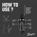 Teazers Thrusting Silicone - Sex Maszyna Model z Funkcją Wibracji i Ruchu, Czarny