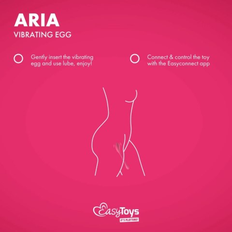 EasyConnect Aria - Jajko Wibrujące z Aplikacją i Zdalnym Sterowaniem