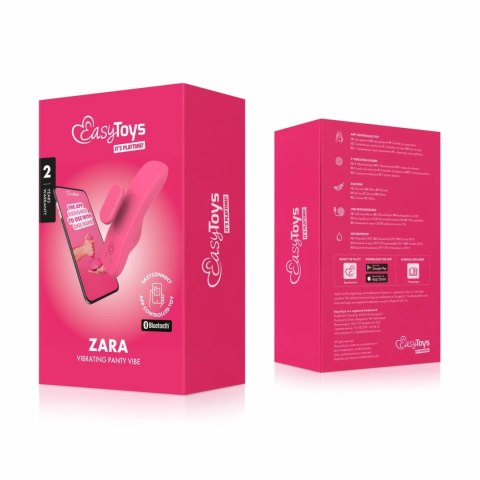 EasyConnect Zara - Wibrator do majtek Sterowany Aplikacją