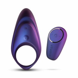 Hueman Neptune wibrujący pierścień erekcyjny silikonowy fioletowy z pilotem USB