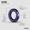Hueman Saturn wibrujący pierścień erekcyjny silikonowy USB fioletowy – 10 funkcji