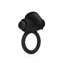 Easy Toys Bunny Vibe Ring czarny wibrujący pierścień na penisa silikonowy