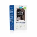 Easy Toys Bunny Vibe Ring czarny wibrujący pierścień na penisa silikonowy