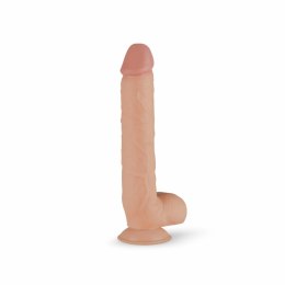 SilexD Elvin XL Dildo anatomiczne z przyssawką 27,5 cm czarny