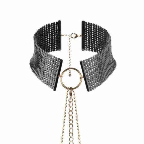 Bijoux Indiscrets Desir Metallique czarny naszyjnik metaliczny, regulowany Bijoux Indiscrets Desir Metallique czarny naszyjnik metaliczny, regulowany