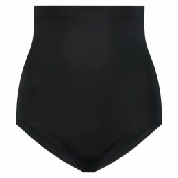Bye Bra Figi Estilo bezszwowe czarne z wysokim stanem XXL