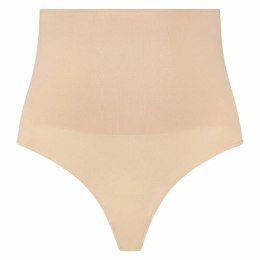 Bye Bra Stringi Bezszwowe Modelujące Beżowe XL Wysoki Stan