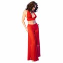 Chilirose CR 4857 Komplet Top i Spodnie Czerwony Rozmiar S