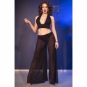 Chilirose CR 4857 Komplet damski top i spodnie czarny rozmiar S