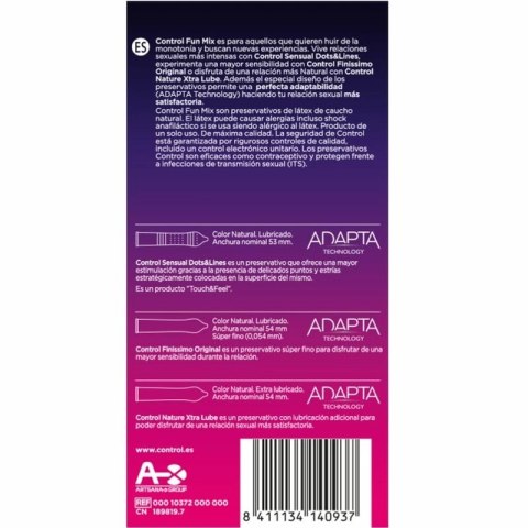 Control Feel Fun Mix Zestaw Prezerwatyw 6 szt. Anatomiczne i Ultracienkie Control Feel Fun Mix Zestaw Prezerwatyw 6 szt. Anatomiczne i Ultracienkie