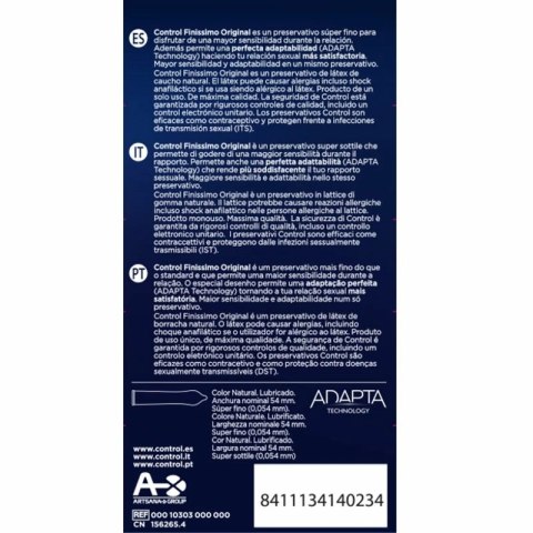 Control Finissimo prezerwatywy ultra cienkie 12 sztuk lateksowe Control Finissimo prezerwatywy ultra cienkie 12 sztuk lateksowe