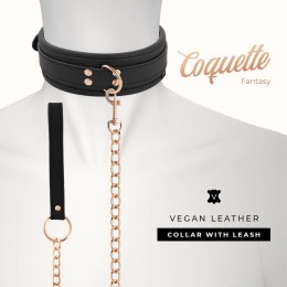 Coquette Chic Desire Fantasy naszyjnik z wegańskiej skory i neoprenem