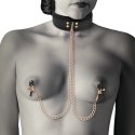 Coquette Chic Desire Fantasy naszyjnik z zaciskami, neopren, łańcuszki