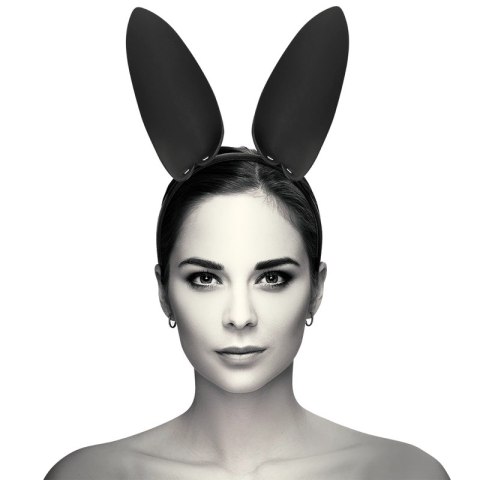 Coquette Chic Desire Opaska z Uszami Krolika Skora Wegańska Czarna Coquette Chic Desire Opaska z Uszami Krolika Skora Wegańska Czarna
