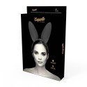 Coquette Chic Desire Opaska z Uszami Krolika Skora Wegańska Czarna