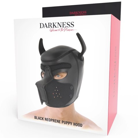 Darkness maska neoprenowa dla psa z odpinanym pyskiem L czarna Darkness maska neoprenowa dla psa z odpinanym pyskiem L czarna