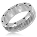 Metal Hard Pierścień Stalowy 55mm - Anatomiczny Model z Otworami