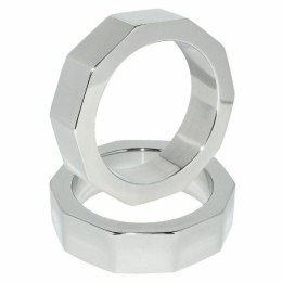 Metal Hard - pierścień anatomiczny stalowy 45 mm, gładka powierzchnia