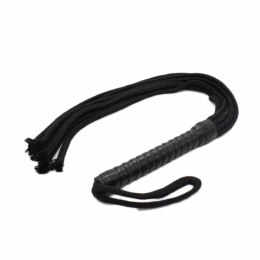 Ohmama Fetish linowy bicz 56cm - wytrzymały akcesorium PCV/drewno