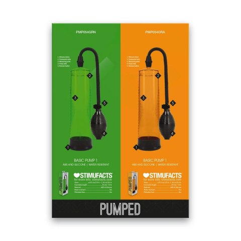 Pipedream Pump Worx Deluxe Pro Pompa Prożniowa z Manometrem Zielona
