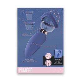Pipedream Pump Worx PMP051BLU - Niebieski system prożniowy z manometrem