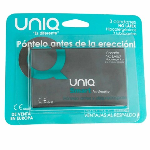 Uniq Przederekcyjne Prezerwatywy Bezlateksowe 3 szt. Karta ULTRALUB Uniq Przederekcyjne Prezerwatywy Bezlateksowe 3 szt. Karta ULTRALUB