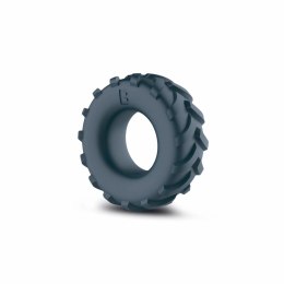 Boners Tire Cock Ring silikonowy pierścień erekcyjny uciskowy na penisa szary