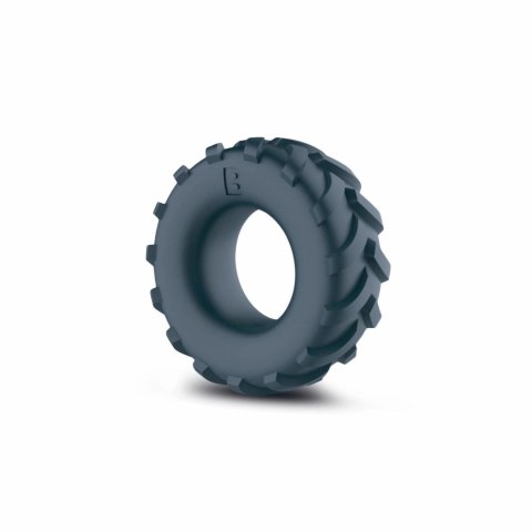Boners Tire Cock Ring silikonowy pierścień erekcyjny uciskowy na penisa szary