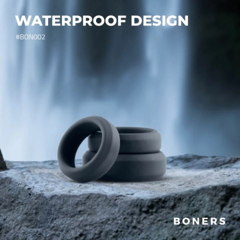 Zestaw trzech pierścieni erekcyjnych