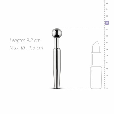 Dilator Metal Plug Intymny Zdejmowana Końcowka 5,2 cm