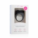 Vivid silikonowy pierścień erekcyjny z mini wibratorem czarny – vibrating cock ring