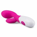 EasyToys Lily - Rożowy wibrator silikonowy z podwojnym systemem wibracji
