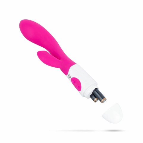 EasyToys Lily - Rożowy wibrator silikonowy z podwojnym systemem wibracji