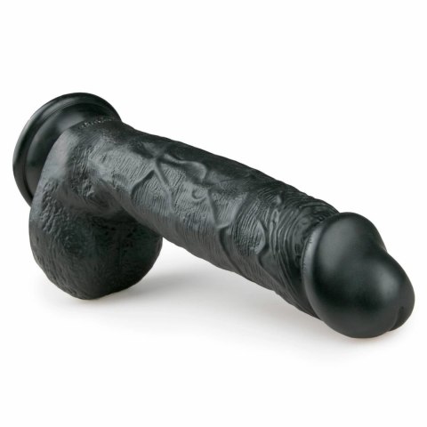 Dildo czarne z przyssawką 22,5 cm