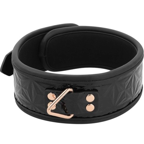 BEGME Black Edition Premium - Kołnierz z wegańskiej skory i neoprenem BEGME Black Edition Premium - Kołnierz z wegańskiej skory i neoprenem