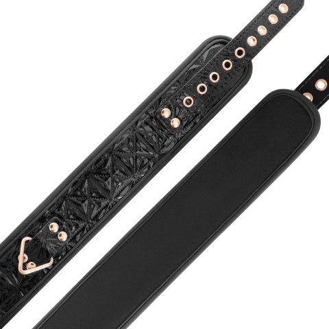 BEGME Black Edition Premium - Kołnierz z wegańskiej skory i neoprenem BEGME Black Edition Premium - Kołnierz z wegańskiej skory i neoprenem