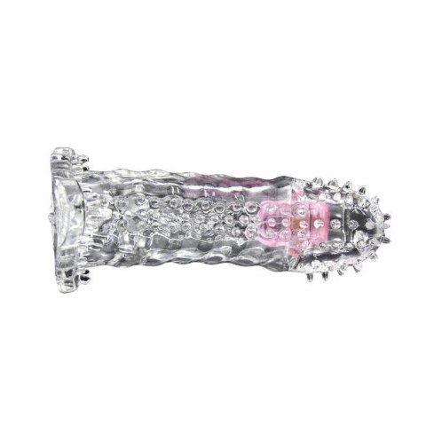 Baile Brave II Man - Elastyczna Nakładka Przedłużająca z Wibracjami 18 cm Baile Brave II Man - Elastyczna Nakładka Przedłużająca z Wibracjami 18 cm