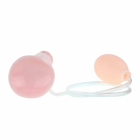 Baile Eros - Model z funkcją efektu wytrysku i przyssawką, 20 cm Baile Eros - Model z funkcją efektu wytrysku i przyssawką, 20 cm