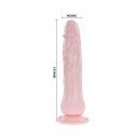 Baile Eros - Model z funkcją efektu wytrysku i przyssawką, 20 cm
