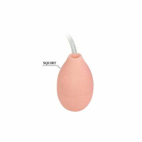 Baile Eros - Model z funkcją efektu wytrysku i przyssawką, 20 cm Baile Eros - Model z funkcją efektu wytrysku i przyssawką, 20 cm