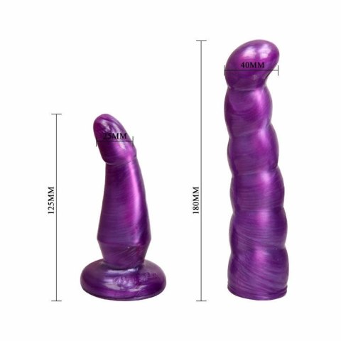 Baile GPoint 17 cm - Liliowa uprząż z podwojną funkcją i regulacją Baile GPoint 17 cm - Liliowa uprząż z podwojną funkcją i regulacją
