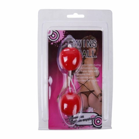 Baile Twins kulki intymne unisex liliowe TPR podwojny system Baile Twins kulki intymne unisex liliowe TPR podwojny system
