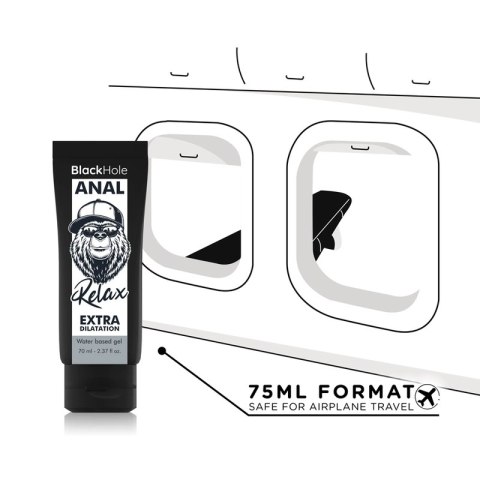 Black Hole żel relaksujący na bazie wody 70ml - bezbarwny, bezzapachowy Black Hole żel relaksujący na bazie wody 70ml - bezbarwny, bezzapachowy