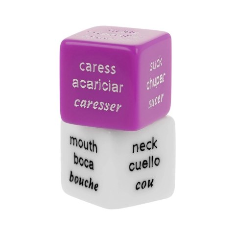 COVERME Gra w Kości dla Par ES/FR/EN z satynowym etui 2cm COVERME Gra w Kości dla Par ES/FR/EN z satynowym etui 2cm