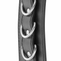Darkness Eleganckie Kajdanki PCV Regulowane Czarne Uniwersalne