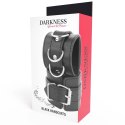 Darkness Eleganckie Kajdanki PCV Regulowane Czarne Uniwersalne